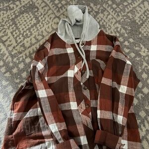 Maurices flannel with hood- XXL